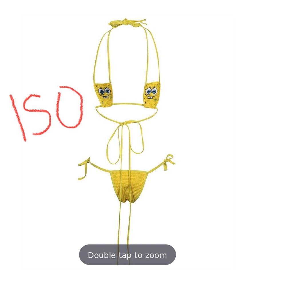 ISO - GCDS SpongeBob crochet bikini